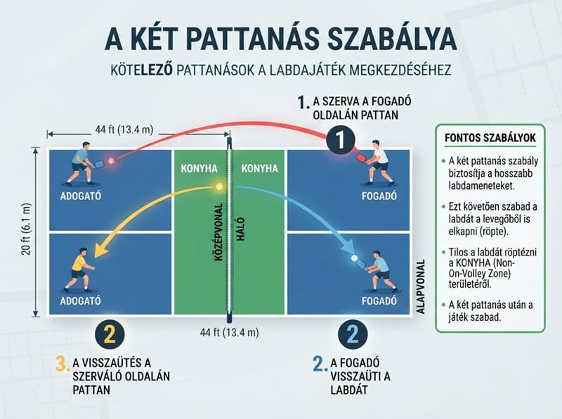 Pickleball Kitchen szabályok magyarázata – Teljes útmutató kezdőknek